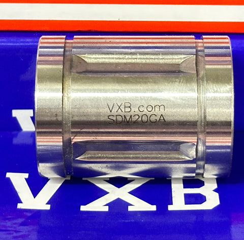 Cuscinetto Linear Motion con boccola a sfera 20mm SDM20GA con ritegno in acciaio - Acquistare cuscinetti online - Spedizione veloce in Italia