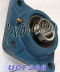 Cuscinetto 30mm UCF206 + cuscinetto flangiato quadrato montato su alloggiamento - Acquistare cuscinetti online - Spedizione veloce in Italia