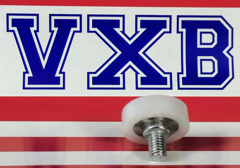 Cuscinetto a sfera in nylon piatto - Pneumatico in plastica bianco da 22mm per porte e finestre scorrevoli - Acquistare cuscinetti online - Spedizione rapida in Italia