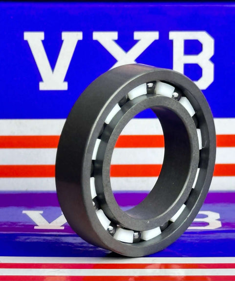 6905 Full Ceramic Bearing Silicon Nitride 25x42x9mm showcased against a colorful VYB branded background.