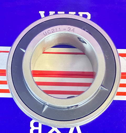 UC211-34 Inserto per cuscinetti 2 1/8inch montato - Comprare cuscinetti online - Spedizione veloce in Italia