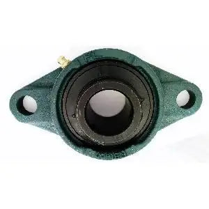 Cuscinetto da 5/8" UCFL202-10 con inserto placcato in ossido nero + cuscinetto montato su alloggiamento flangiato a 2 bulloni - Acquista cuscinetti online - Spedizione veloce in Italia