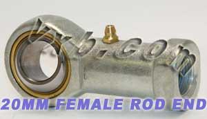 Femmina Rod End 20mm PHS20 - Giunto a destra del cuscinetto - Acquista cuscinetti online - Spedizione veloce in Italia