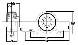 FHSPPZ206-17-IL Cuscinetto a blocco cuscinetto in acciaio stampato da 1 1/16inch - Comprare cuscinetti online - Spedizione veloce in Italia