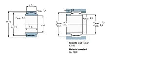 GE5C Cuscinetto a strisciamento sferico esente da manutenzione 5mm in acciaio - composito PTFE - Acquista online i cuscinetti - Spedizione veloce in Italia