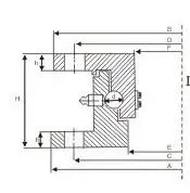 9 Ton Heavy Duty 40 inch diametro grande cuscinetto della piattaforma girevole - Acquista cuscinetti online - Spedizione veloce in Italia