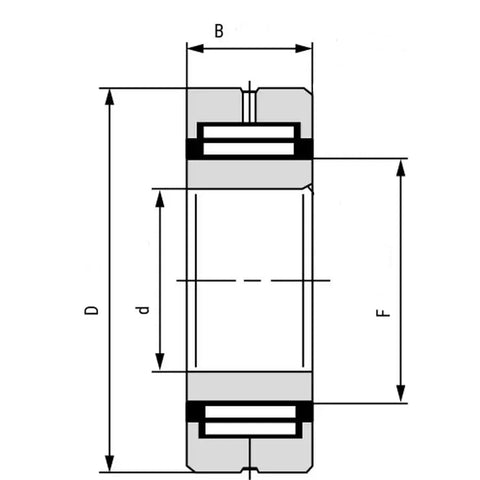 Roller NA4876  380x480x100mm  Tipo lavorato - Acquista cuscinetti online - Spedizione veloce negli Stati Uniti