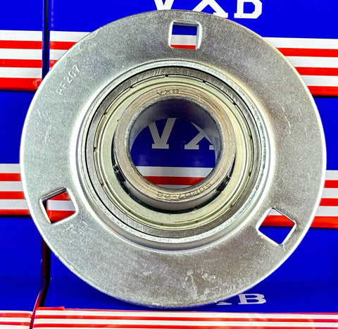 SBPF207-22 Cuscinetto per alloggiamento in acciaio stampato con montaggio flangiato a 3 bulloni - Acquista cuscinetti online - Spedizione veloce in Italia