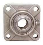 15mm Stainless Steel Flangia 4-Bolt 15mm Bore montato cuscinetto - Acquista cuscinetti online - Spedizione veloce in Italia
