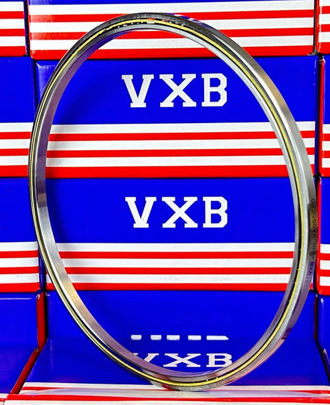 VA055CP0 Thin Section Bearing 5-1/2" x 6" x 1/4" inch displayed against a blue and red VXb packaging backdrop.
