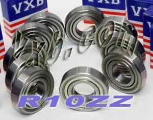 10-Pack ベアリングR10ZZ 5/8"x  x .344inch - ベアリングをオンラインで購入 - 高速米国配送