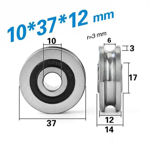 10mm  Sealed  Roller ベアリング10x37x12mm  ベアリングをオンラインで購入 - 米国から迅速発送