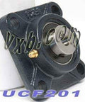 12mm ベアリングUCF201 +正方形フランジ鋳造ハウジングマウントベアリング - ベアリングをオンラインで購入 - 高速米国配送