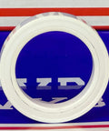 6806-2RS Full Ceramic Sealed Bearing 30x42x7mm ZrO2 front view showcasing ceramic material and design.