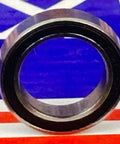 Premium 6701-2RS Bearing 12x18x4 Sealed Ball Bearing close-up view showing rubber seals and steel finish.