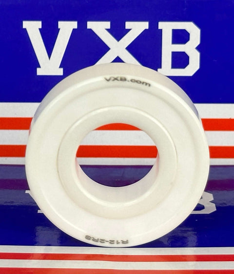 フルセラミックR12-2RS ベアリングZrO2 3/4"x "x "inch - カラフルな背景にSealed 。