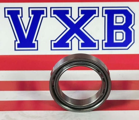 Front view of Non-Standard Thin Section Ball Bearing 25x35x7mm on a red and white background.