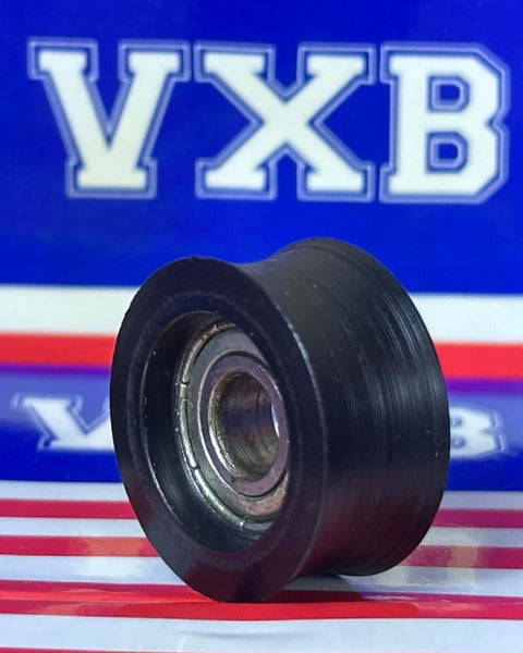 6mm ベアリング -21mm ナイロンプーリー U溝トラックRoller  6x21x10mm