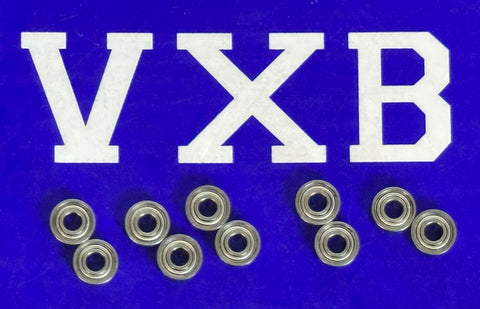10-Pack 2x5mm ダブルShielded 2x5x2.5ミニチュア・ベアリング