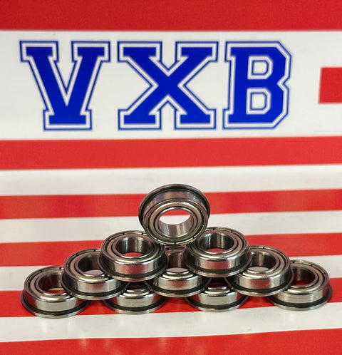 パック10フランジベアリング9x17x5mm -Shielded - ミニチュア - ベアリングをオンラインで購入 - Fast US Shipping