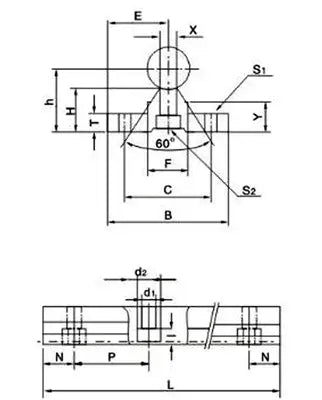 30mm 120 "アルミニウムによって支えられる柵のガイドウェイのLinear Motion システム-軸受けをオンラインで買いなさい-速い米国の船積み