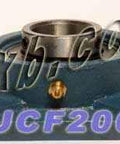 30mm 軸受けUCF206 +正方形のフランジを付けたようになった鋳造ハウジングによって取付けられる軸受け-オンラインで軸受けを買いなさい-速い米国の船積み