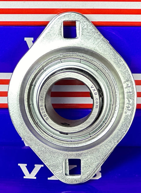 SBPFL205 プレス鋼ハウジング ベアリング 2 ボルト フランジ取付 - ベアリングをオンラインで購入 - Fast US Shipping