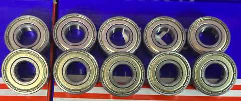 10-Pack 6001ZZ 12x28x8mm Shielded ボールベアリングの両側でShielded -オンラインで軸受けを買いなさい-速い米国の船積み