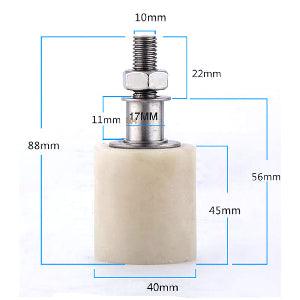 40x45mm の滑走のガイド/トラック車輪のボルト及びナットの土台-軸受けをオンラインで買いなさい-速い米国の船積み