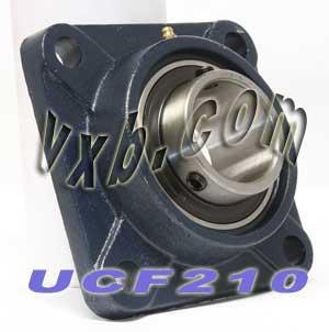 50mm 軸受けUCF-210 +正方形フランジ鋳造ハウジングは軸受けを取付けた-オンラインで軸受けを買いなさい-速い米国の船積み