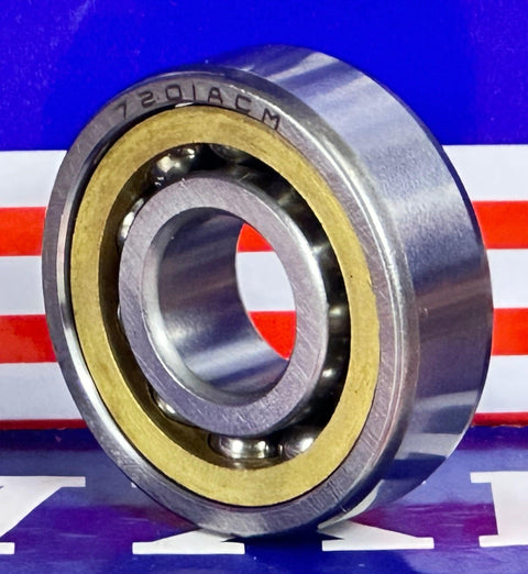 7201ACM アンギュラ軸受ブロンズ ケージ12x32x10mm - ベアリングをオンラインで購入 - 高速米国出荷