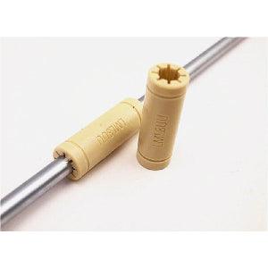 固体ポリマーLM8LUU 軸受け8mm  8x15x45mm 薮で囲む8mm 低雑音のLinear Motion -軸受けをオンラインで買いなさい-速い米国の船積み