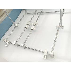 アルミ合金8mm6mm  8mm シャフト クロス二重穴コネクタ サポート クランプ-軸受をオンラインで購入-高速米国出荷