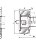 CF16 35mm フォロワーNeedle Roller - ベアリングをオンラインで購入 - 米国から迅速な配送