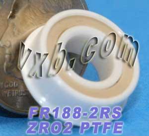 FR2RS -2RSフルセラミックフランジベアリング1/4"x "x inch ZrO2 -ベアリングをオンラインで購入 - 高速米国出荷