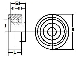 RCSM-30mmSゴムカートリッジ狭い内輪30mm ベアリング - ベアリングをオンラインで購入 - 高速米国配送
