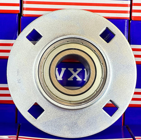 SBPF208-24 はフランジを付けたように取付けられる鋼鉄ハウジング軸受け 4 ボルトを押し出しました-軸受けをオンラインで買いなさい-速い米国の船積み