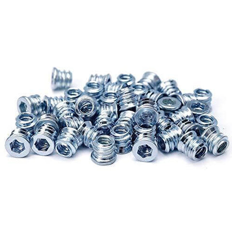 木材用ねじ込みインサート 1/4-20x 10mm 50Pieces - ベアリングをオンラインで購入 - 高速米国出荷