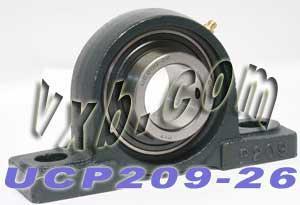 1-5/8 Bearing UCP-209-26 + Pillow Block Cast Housing Mounted Bearing - Buy Bearings online - Fast US Shipping