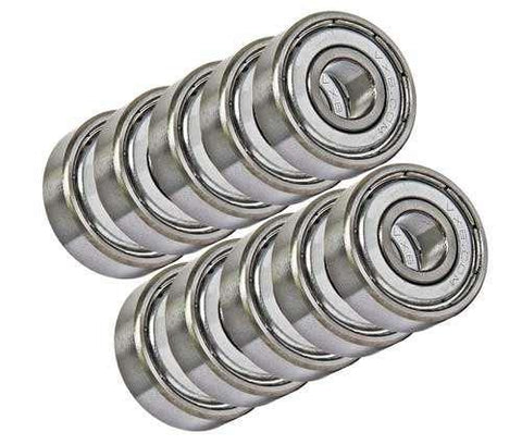 10-Pack Bearings R2-6ZZ 1/8" x " x inch Miniature Bearings - Buy Bearings online - Fast US Shipping