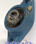 17mm Bearing UCFL203 + 2-Bolt Flanged Cast Housing Mounted Bearing - Buy Bearings online - Fast US Shipping