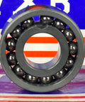 6203 Full Ceramic Bearing SIC Silicon Carbide 17x40x12mm showing ceramic balls and race structure.