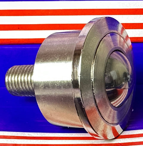 440 lbs Load Capacity Heavy Duty Machined Steel Ball Transfer Unit - M10 Threaded Bolt Bearing Transfer - Buy Bearings online - Fast US Shipping