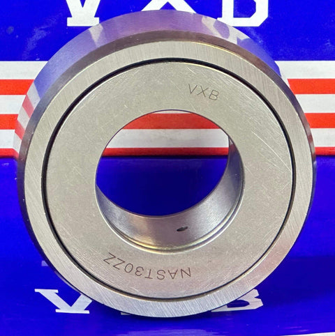 NAST30ZZUU Track Needle Roller Shielded Bearing 30x62x25mm by VXB showing separable design and double metal shields.