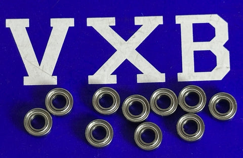 10-Pack  Shielded 10-Pack rolamentos miniatura 3x6mm Shielded dupla 3x6x25mm
