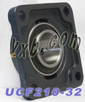 2-Pack Bearings UCF-210-32 + Square Flanged Cast Housing Mounted Bearings - Buy Bearings online - Fast US Shipping
