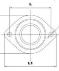 2 Holes Flange Ball Transfer Unit 10-Pack Mounted Surface Bearings - Buy Bearings online - Fast US Shipping
