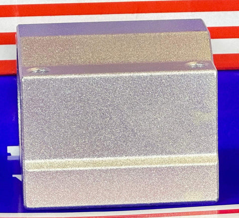 Front view of aluminum 20mm Slide Unit Ball Bushing Block Linear Motion for CNC and 3D printers.