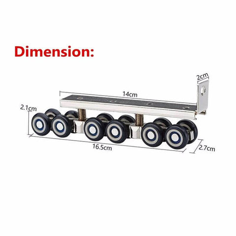 264lbs Load Capacity Pair of 12 Wheels Sliding Door Hardware - Buy Bearings online - Fast US Shipping