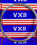 VA050CP0 Thin Section Bearing 5" x 5-1/2" x 1/4" inch displayed on a colorful background with VXBg branding.
